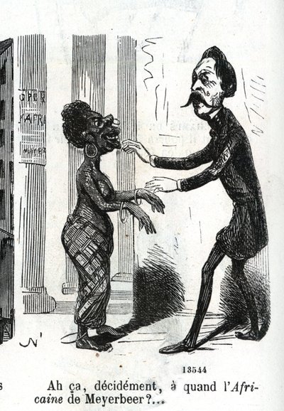 Når er Giacomo Meyerbeer afrikansk? av Nadar