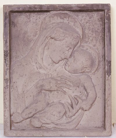 Madonna og barn (ca. 1386-1466). av (Workshop of) Donatello