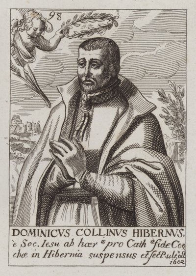 Dominic Collins, irsk jesuitt og katolsk martyr (gravering) av (after) English School