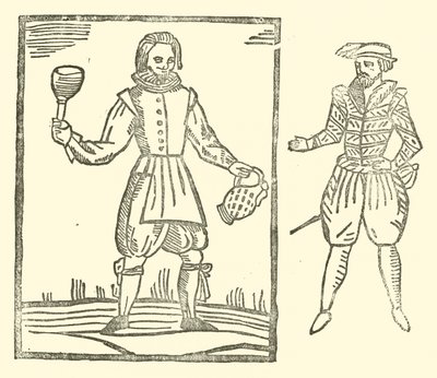 Illustrasjon for The Roxburghe Ballads (tresnitt) av (after) English School