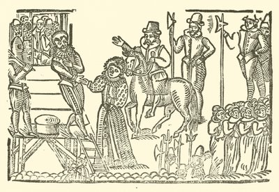 Illustrasjon for The Roxburghe Ballads (tresnitt) av (after) English School