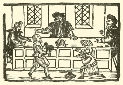 Illustrasjon for The Roxburghe Ballads (tresnitt) av (after) English School