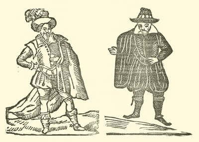 Illustrasjon for The Roxburghe Ballads (tresnitt) av (after) English School
