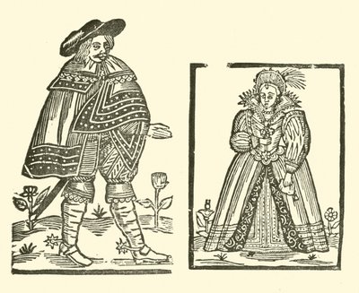 Illustrasjon for The Roxburghe Ballads (tresnitt) av (after) English School