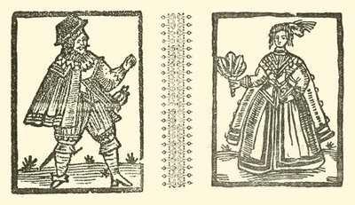 Illustrasjon for The Roxburghe Ballads (tresnitt) av (after) English School