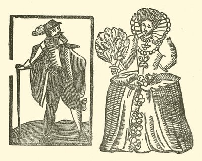 Illustrasjon for The Roxburghe Ballads (tresnitt) av (after) English School