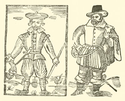 Illustrasjon for The Roxburghe Ballads (tresnitt) av (after) English School