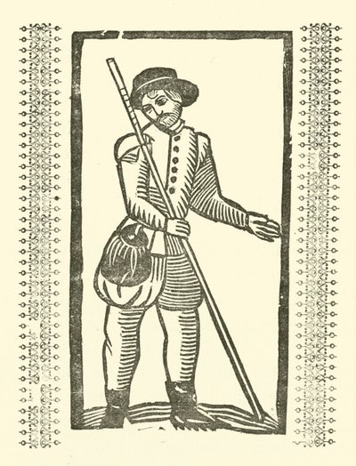 Illustrasjon for The Roxburghe Ballads (tresnitt) av (after) English School