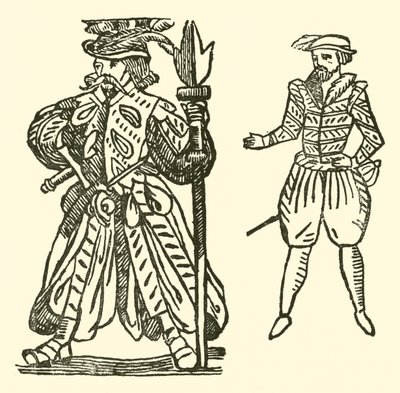 Illustrasjon for The Roxburghe Ballads (tresnitt) av (after) English School