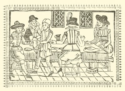 Illustrasjon for The Roxburghe Ballads (tresnitt) av (after) English School