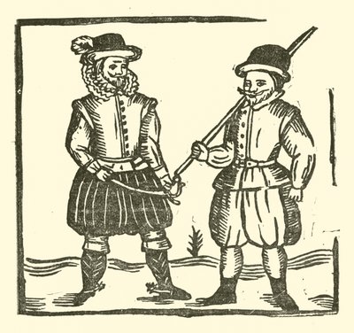 Illustrasjon for The Roxburghe Ballads (tresnitt) av (after) English School