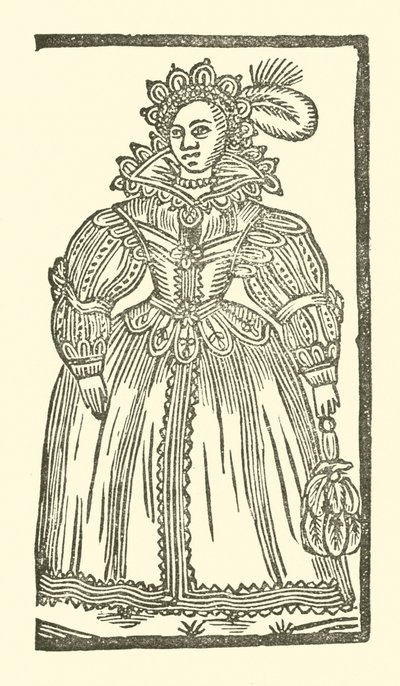 Illustrasjon for The Roxburghe Ballads (tresnitt) av (after) English School
