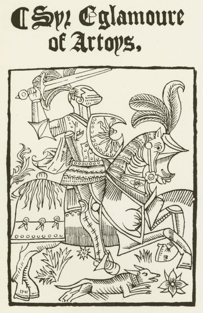 Sir Eglamoure Of Artoys (gravering) av (after) English School
