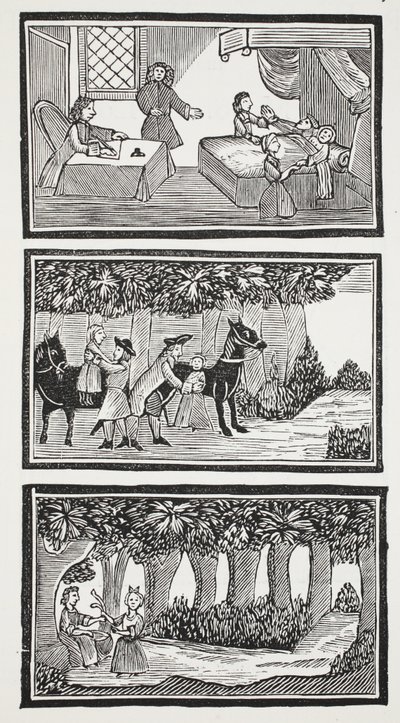 The History of The Two Children in the Wood, illustrasjon fra 