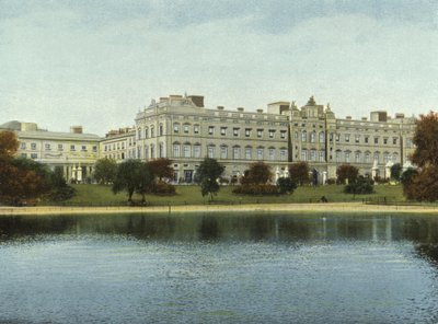 Buckingham Palace (farget bilde) av (after) English photographer