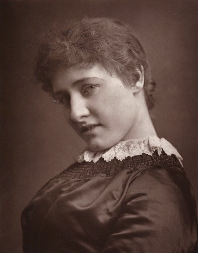 Frøken Mary Rorke (s/h-bilde) av (after) English photographer