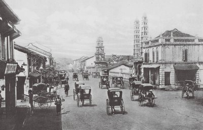 Singapore: North Bridge Road (s/h-bilde) av (after) English photographer