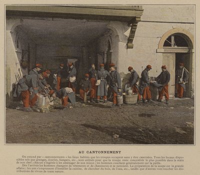 Ved kantonen (farget bilde) av (after) French Photographer