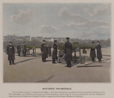 Triumphal Battery (farget bilde) av (after) French Photographer