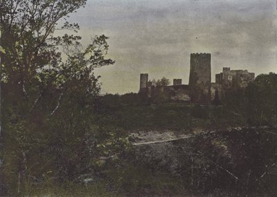 Chateaubrun (farget bilde) av (after) French Photographer
