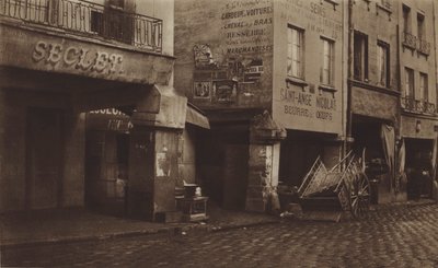 Fragment av Halles-søylene (s/hvitt-bilde) av (after) French Photographer