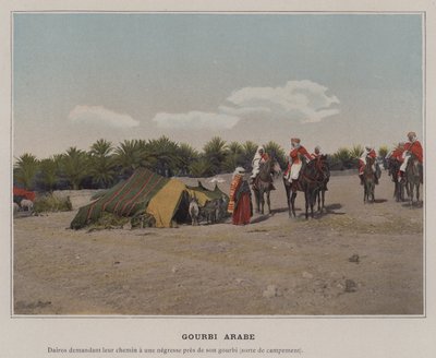 Gourbi Arabe (farget bilde) av (after) French Photographer