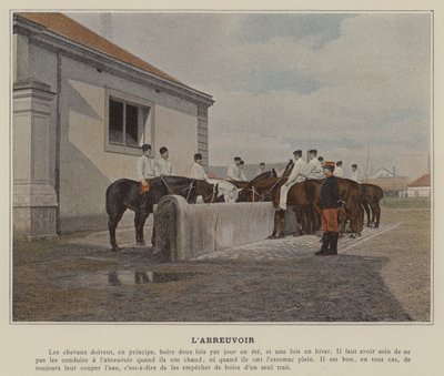 The Watering Place (farget bilde) av (after) French Photographer