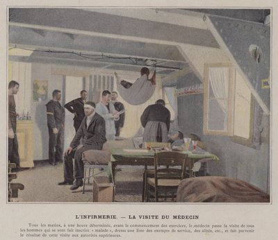 Sykehuset, legebesøket (farget bilde) av (after) French Photographer
