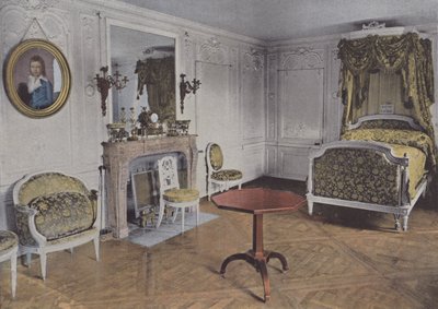 Dronningens soverom (farget bilde) av (after) French Photographer