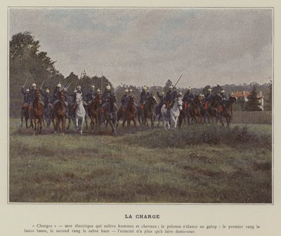 La Charge (farget bilde) av (after) French Photographer