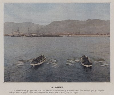 The Joust (farget bilde) av (after) French Photographer