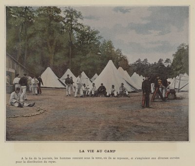 Camp Life (farget bilde) av (after) French Photographer