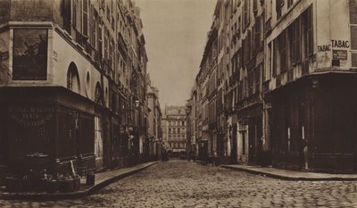 Rue des Moulins rundt 1866, revet for å gjøre plass for avenue de l