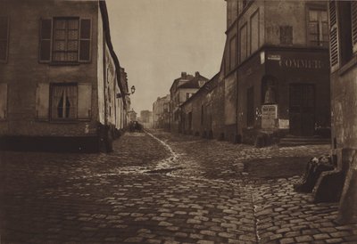 Rue du Cendrier, Saint-Marcel-distriktet (s/hvitt-bilde) av (after) French Photographer