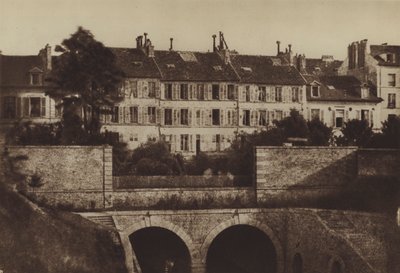 Den gamle Batignolles-tunnelen (s/hvitt bilde) av (after) French Photographer