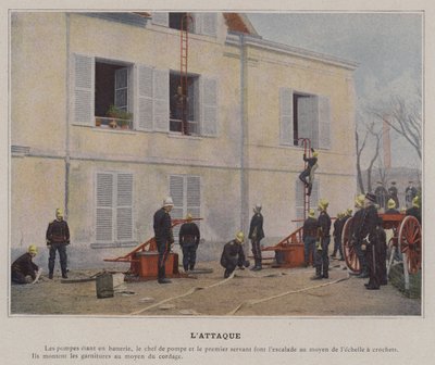 Angrepet (farget bilde) av (after) French Photographer