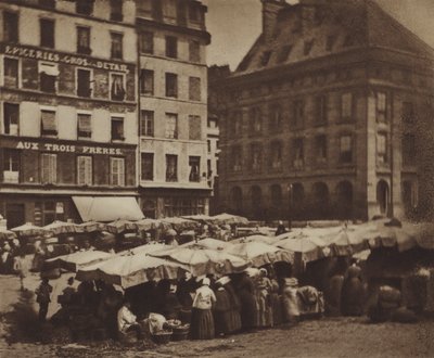 Quai du Marche Neuf (s/hvitt bilde) av (after) French Photographer
