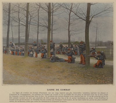 Combat Line (farget bilde) av (after) French Photographer