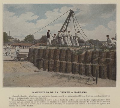 Manøvrer av Chevre a Aubans (farget bilde) av (after) French Photographer