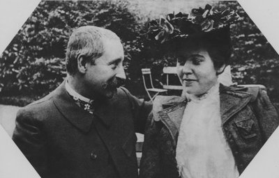 Herr og fru Steinheil (s/hvitt bilde) av (after) French Photographer