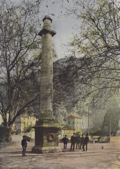 Monument av Laura og Petrarch (farget bilde) av (after) French Photographer