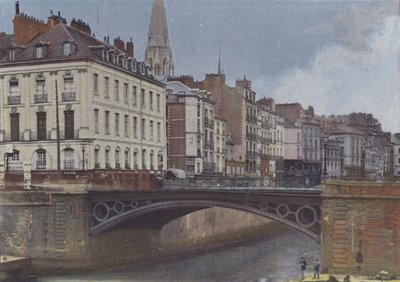 Nantes, Erdre (farget bilde) av (after) French Photographer
