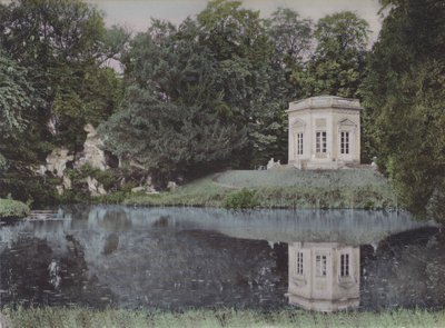 Parc du Petit Trianon, Music Pavilion, The Park of the Little Trianon, Music Pavilion (farget bilde) av (after) French Photographer