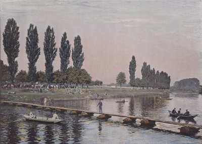 Pontonniers (farget bilde) av (after) French Photographer