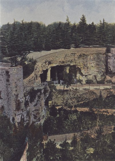 Roc-Amadour, Crypt of Saint-Amadour (farget bilde) av (after) French Photographer