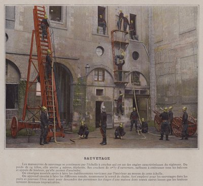 Redning (farget bilde) av (after) French Photographer