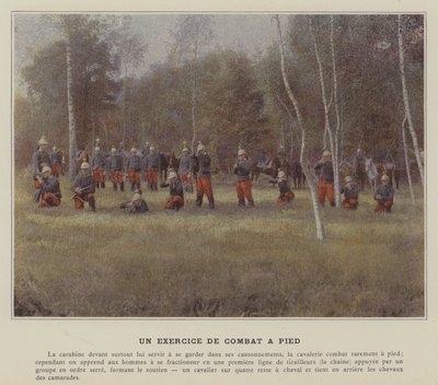 Foot Combat Exercise (farget bilde) av (after) French Photographer