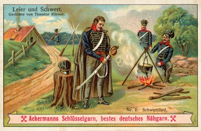 Sword Song (chromolitho) av (after) German School