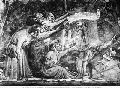 Detalj av The Triumph of Death, ca. 1350 (fresco) av (attributed to) Master of the Triumph of Death