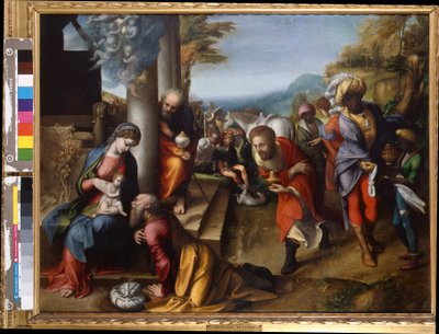 Tilbedelse av magiene av (c.1489 1534) Correggio